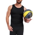 thumbnail image 4 of hoksml Men's Compression Tank Top, Polyester-Spandex Athletic Shirt for Workout, Running, and Gym Use, 4 of 5