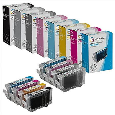 LD Compatible Ink Cartridge Replacement for Canon CLI-42 (Black  Cyan  Magenta  Yellow  Photo Cyan  Photo Magenta  Gray  Light Gray  8-Pack) LD Compatible Ink Cartridge Replacement for Canon CLI-42 (Black  Cyan  Magenta  Yellow  Photo Cyan  Photo Magenta  Gray  Light Gray  8-Pack)