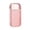 Pink, variant on TUITOONM Slim Vertical Mesh Pencil Pouch Front Slip Pocket Dual Tone Trim Zipper Clear Storage for Office Artist Travel Makeup for Adult Users