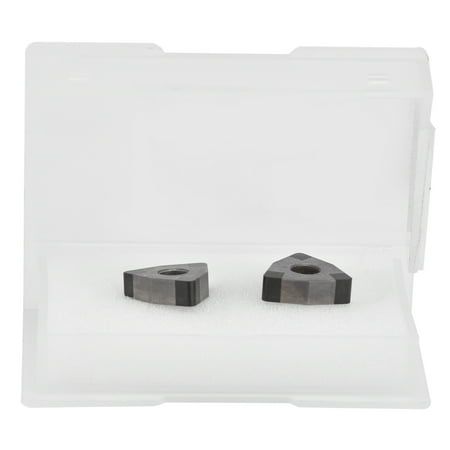 

2Pcs Lathe Cutter Blade Insert CNC Turning Cutting Tool Accessory Set Kit WNMA080408‑CBN