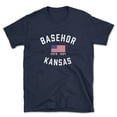 thumbnail image 1 of Basehor Kansas Patriot Men's Cotton T-Shirt, 1 of 1