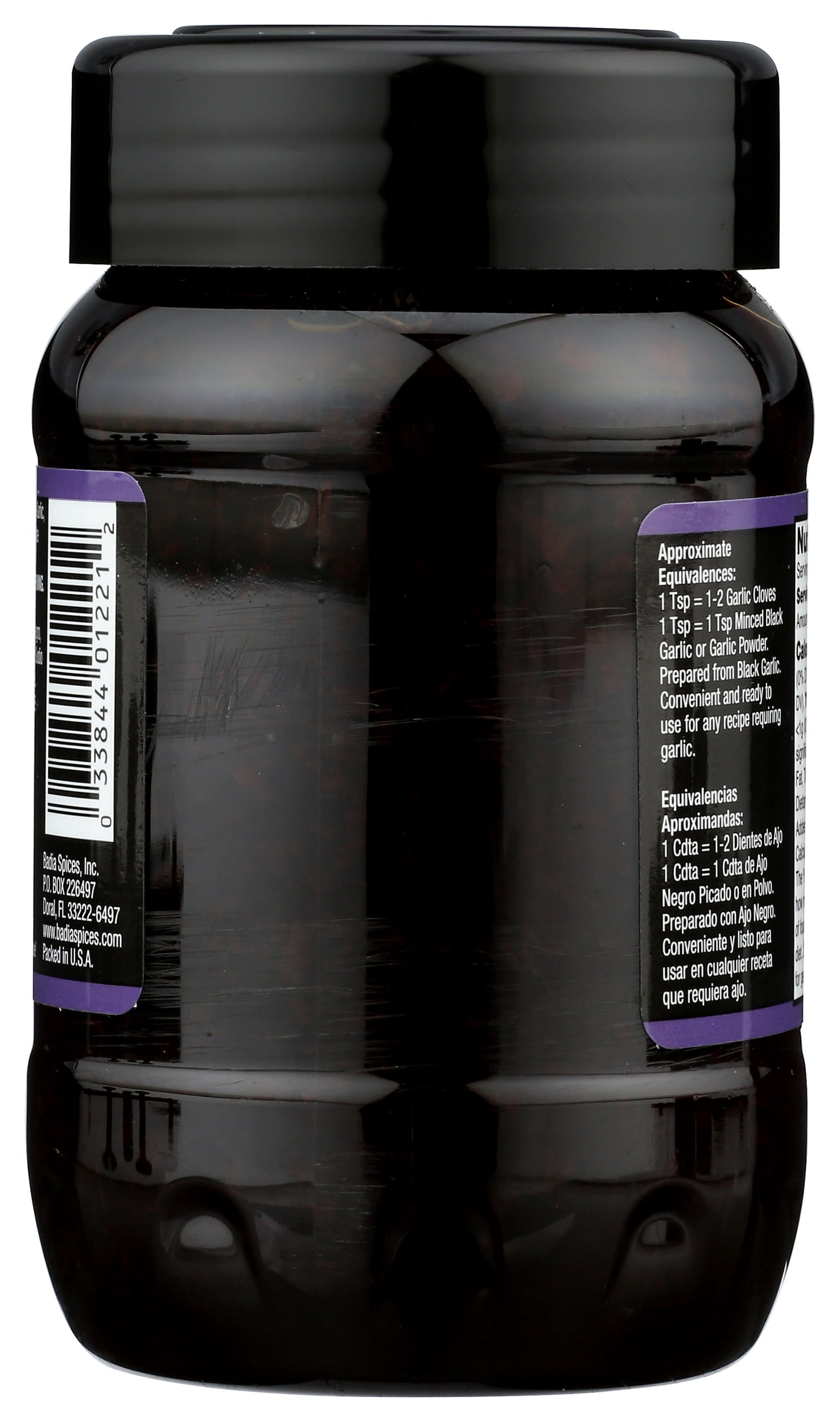 Pack of 6, Badia Minced Black Garlic in Water, 8 oz