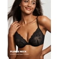 thumbnail image 2 of Women's Lace Mesh Bra Sexy Sheer Plus Size Unlined Plunge Underwire Bras See Through, 2 of 5
