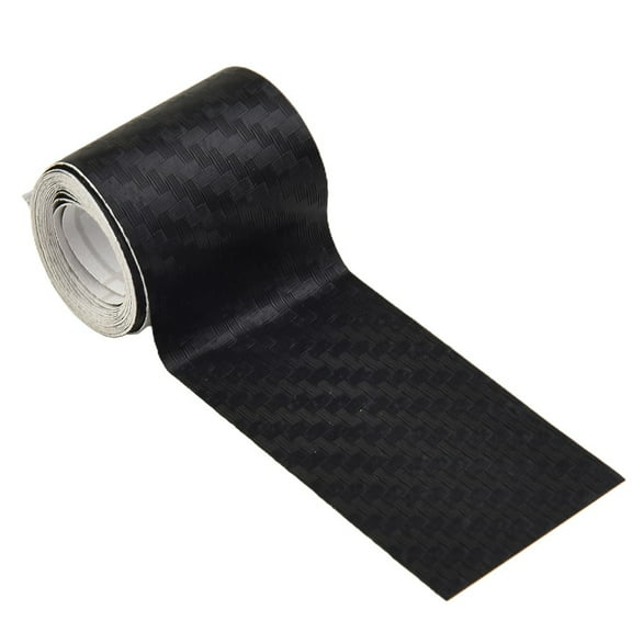 Carbon Fiber Car Door Sill Protector Strip Anti-Scratch Waterproof Protection Tape for NANO Technology Vinyl Sticker for Auto Body Trunk Side Mirror, 1m X 3cm
