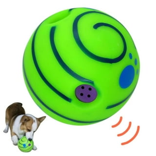 Dog Treat Ball 4.7, Giggle Mentally Stimulating Dog Toys Squeaky, Interactive  Dog Toys Puzzle, Wobble Wag Giggle Dog Ball IQ Capacity 200ML