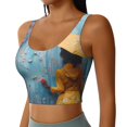 thumbnail image 2 of Fuzoiu Woman Under Blossoming Tree Print Women's Sports Vest,U-Back Sports Tank,Gym Vests,Athletic Sleeveless Shirts,Exercise Undershirts,Yoga, Gym, and Dance Wear-X-Large, 2 of 8