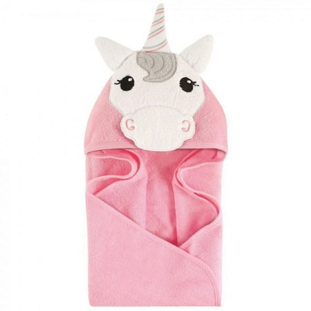 UPC: 0660168570748 | Hudson Baby Infant Girl Cotton Animal Hooded Towel Unicorn One Size