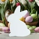 thumbnail image 3 of Decoraciones de conejito de Pascua Decoración del hogar Suministros para fiestas Colección decorativa Conejo Blanco, 3 of 8
