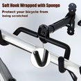 thumbnail image 4 of Soporte de pared para bicicleta horizontal - Portabicicletas Garaje - Colgador de almacenamiento de bicicletas - Gancho ajustable para colgar bicicletas, soporte para portabicicletas de servicio, 4 of 5