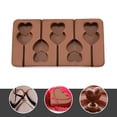 thumbnail image 1 of Gwong hogar 5 cuadrícula de silicona en forma de doble corazón non stick loly chocolate galletas de galletas moldes Gwong 21014616, 1 of 7