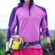 thumbnail image 3 of MHFRRA Camiseta de Manga Larga con Protección Solar para Mujer, Ligera, de Secado Rápido, para deportes Al Aire Libre, Senderismo y Montañismo. Púrpura, 3 of 8
