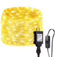 thumbnail image 1 of Edew - Guirnalda De Luces Enchufable De 164 Pies, 500 Luces Led, Alambre De Cobre Blanco Cálido, Resistente Al Agua, Cadena De Luces Estrelladas Para Interiores, Exteriores, Patio, Jardín, Dormitorio,, 1 of 1