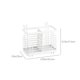 thumbnail image 3 of Tableware Storage Iron Wall Mounted Hollow Chopsticks Spoon Basket Suitable For Party Camping Picnic Kitchen Counter Office Feature: Quantity: 1Pcs Colour: White,Coffee Material: iron Product size:, 3 of 6