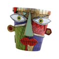 thumbnail image 4 of Estatua de resina Strade Fareast Limited forma de cabeza para maceta interior y exterior, 4 of 8