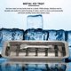 thumbnail image 2 of Lever-style Ice Tray, 2 In 1 Stainless Steel Ice Making Mold And Ice Cracker, 2 of 5