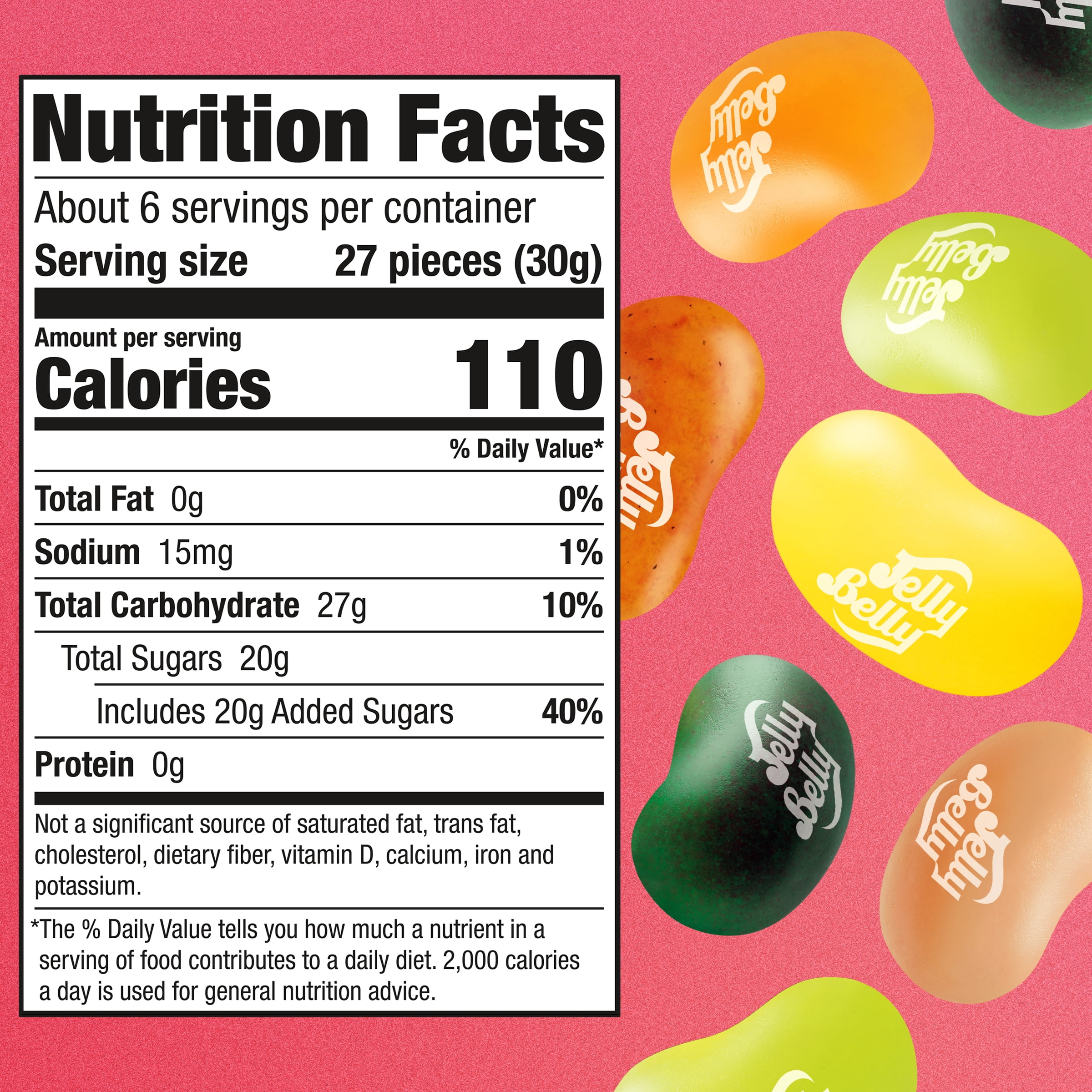Jelly Belly Tropical Paradise Jelly Bean Collection - 6 oz Peg Bag, 12-Count Case - Genuine, Official, Straight from the Source