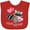 Red, variant on Inktastic Stealin' Your Heart Cute Raccoon Boys or Girls Baby Bib