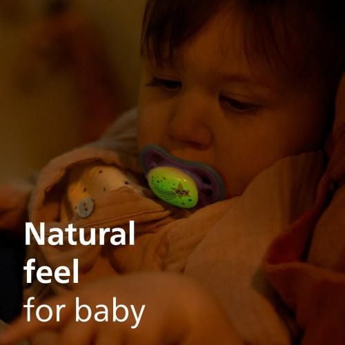 Philips Avent Ultra Air Pacifier 6-18m, falling star / dreams, nighttime, 2 pack SCF376/14