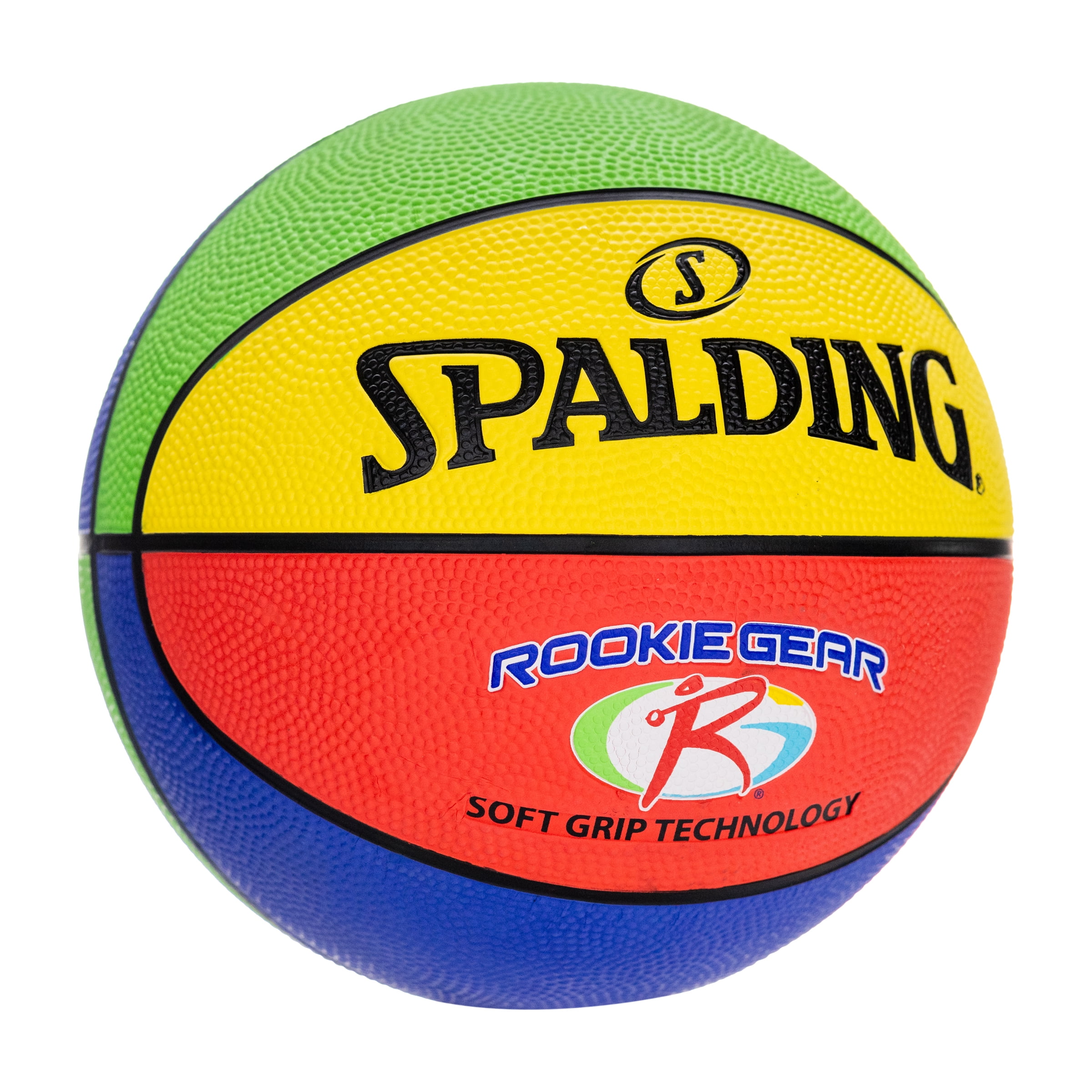 Spalding Rookie Gear® Soft Grip Multi Color Youth Indoor/Outdoor Basketball 27.5"
