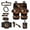 Horse Abstract Fire, variant on Jeiento Horse 14 Pack Car Seat Cover Full Set with Steering Wheel Cover Auto Seatbelt Pads Cup Coaster Trash Can Rear View Mirror Cover Coasters Armrest Cover Gear Shift Knob Cover Set Abstract Fire