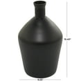 thumbnail image 5 of DecMode 15" Black Glass Vase, 5 of 7