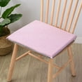 thumbnail image 4 of Linen Seat Cushion, Non Slip Indoor Chair Pad, 15.75x15.75 Inch, Washable, Resilient Foam, Suitable for Office, Dining, Car, and Kids Chairs, 4 of 7
