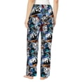 thumbnail image 6 of Pajama Pants Women, colorful snow board Sweatpants Soft Sleep Lounge Pants, Casual PJ Bottoms Pants with Pockets, 6 of 7