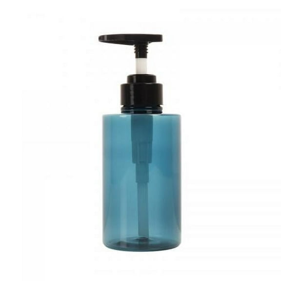 Shampoo Bottles with Pump, 10oz Empty Refillable Shower Bottle, 300ml Plastic Reusable Squeeze Lotion Dispenser for Shampoo and Conditioner Body Wash Liquid Soap Gel Bathroom Hotel Gray 300ml