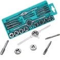 thumbnail image 4 of HLONK 20pcs All-purpose Multi-tapping Tool Set With M3-M12 Metric Thread Plugs  Diameter And Taper Reamers And Tapping Tools For Efficient Thread Cutting And Repair, 4 of 7