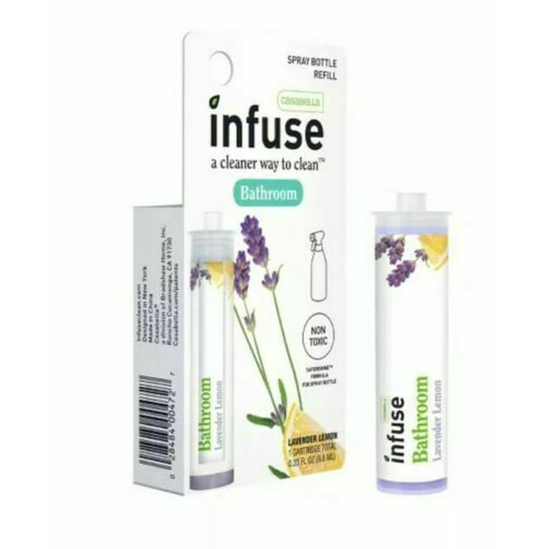 Infuse Bathroom Spray Bottle REFILL Lavender Lemon .33 fl oz ea