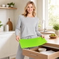 thumbnail image 5 of Moisture Resistant Cabinet Liner, Under Sink Liner, Shelf Liners for Kitchen Cabinets, Drawer Liners for Dresser, 4 Pack 18X12 Inch Green Cut-To-Fit Non-Adhesive Drawer, 5 of 7