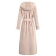 thumbnail image 3 of Richie House Women's Soft and Warm Robe Bathrobe with Hood RHW2823, 3 of 7