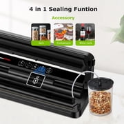 Bonsenkitchen Food Vacuum Sealer Machine, Built-In Cutter foodsaver with 10 Vacuum Bags