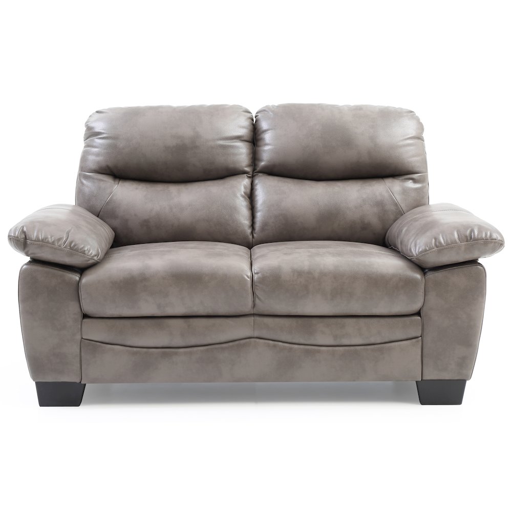 Glory Furniture Marta Loveseat in Gray Color