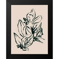 thumbnail image 2 of Vess, June Erica 15x18 Black Modern Framed Museum Art Print Titled - Foliage Figure I, 2 of 5