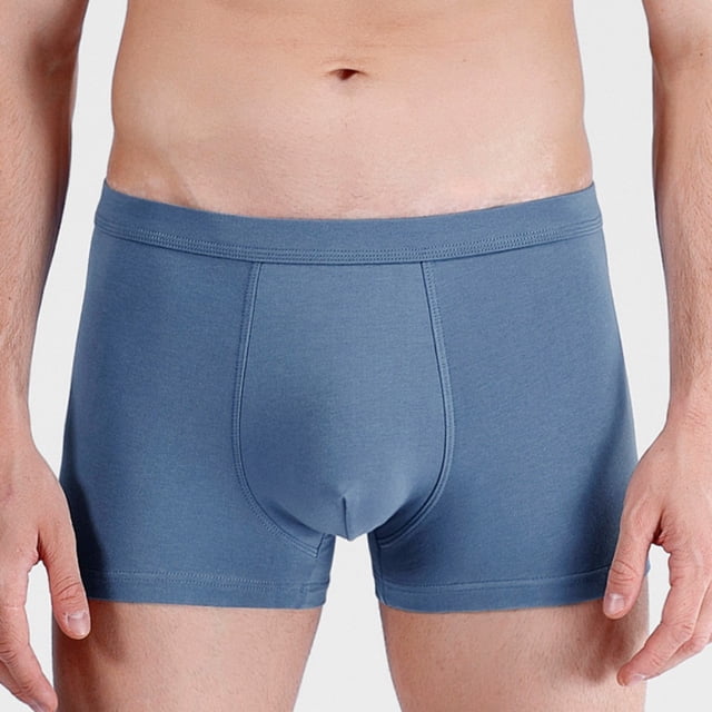 LYMAYTER Boxer Briefs for Men's Cotton Moisture-Wicking Underwear Seamless Micro Modal Underpants