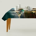 thumbnail image 4 of The Wizard of the Emerald City-theme square tablecloth has an iconic print, fits most tables, and is easy to care for perfect gifts for fans friends and family，55" x 71"（140*180cm）, 4 of 5