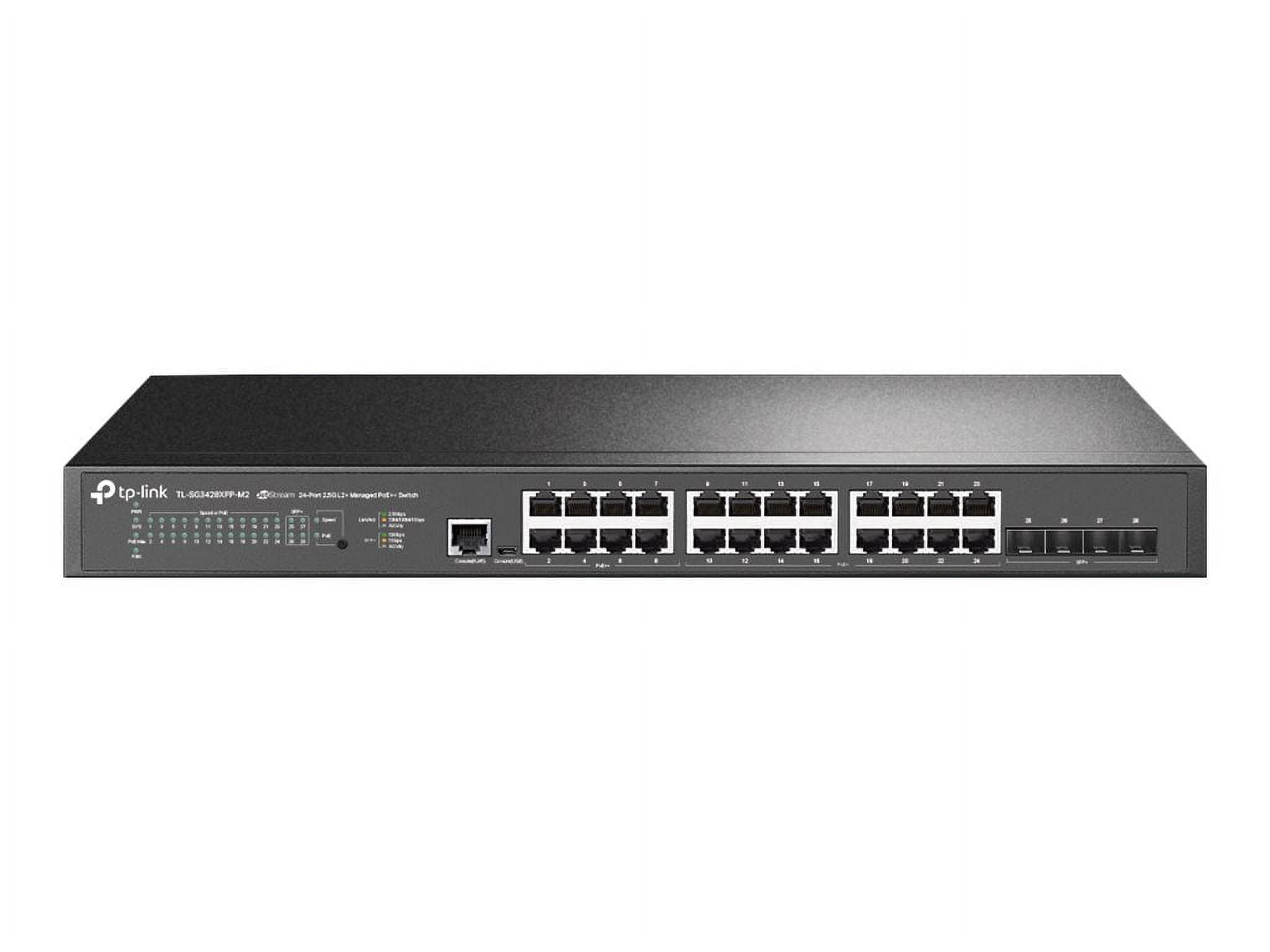 TP-Link JetStream TL-SG3428X-M2 24-Port Managed Switch with