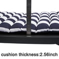 thumbnail image 7 of Canddidliike 2PCS Set Outdoor Lounge Chair Cushion Replacement Patio Funiture Seat Cushion Chaise Lounge Cushion, Black And White Stripes, 7 of 7
