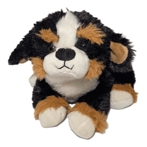 AOK TOYS 10" Bernese Mountain Dog Plush Toy Stuffed Animal Puppy