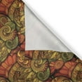 thumbnail image 5 of Ambesonne Paisley Grommet Curtain, Art Deco Oriental Flowers, 50" x 72", Reseda Green Orange, 5 of 6