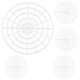 thumbnail image 1 of 5pcs Pickle Jar Press Plate Kimchi Jar Pressure Fermentating Weight Mason Jar Fermentation Kit For Vegetables Canning Supplies, 1 of 4