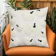 thumbnail image 2 of Halloween Pumpkin Fall Throw Pillow Covers 18x18 Inch Autumn Cushion Covers with 3D Embroidery Soft Plush Pillow Cases for Sofa Couch Living Room Bedroom Farmhouse Thanksgiving Halloween, 2 of 7