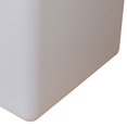thumbnail image 4 of Benzara BM240425 Lamp with Cubical Plastic Body & LED, White - Small, 4 of 5