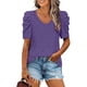 thumbnail image 2 of Mujer Manga Corta,Camisa Casual Mujer V Blusa Mujer Camisa Verano Mujer Innovación Moderna, 2 of 6