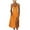 a-295Orange81, variant on Womens Sweetheart Neck Sleeveless Midi Dress With Corset Bustier High Front Slit Flared Skirt For Parties Date Casual Summer Wear Soft Dress