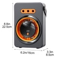 thumbnail image 3 of COM1950s Portable Air Conditioner Fan, 3-in-1 Personal Air Cooler with Mist Spray Humidifier, 5 Speeds & 3 Light Modes, Quiet USB Rechargeable Desktop Fan for Home Office Bedroom Travel, 3 of 7