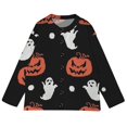 thumbnail image 5 of Evdexr Women's Halloween Cardigan Witch Ghost Graphic Cardigans Funny Knit Button Down Long Sleeve Jackets Open Front Plus Size Cardigan Sweaters 4XL, 5 of 5