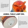 thumbnail image 2 of OUNONA Owl Night Light Table Lamp Yellow Resin Lighting Decoration For Home Users 1Pcs, 2 of 8