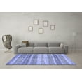 thumbnail image 3 of Ahgly Company Machine Washable Indoor Rectangle Abstract Blue Modern Area Rugs, 8' x 12', 3 of 4